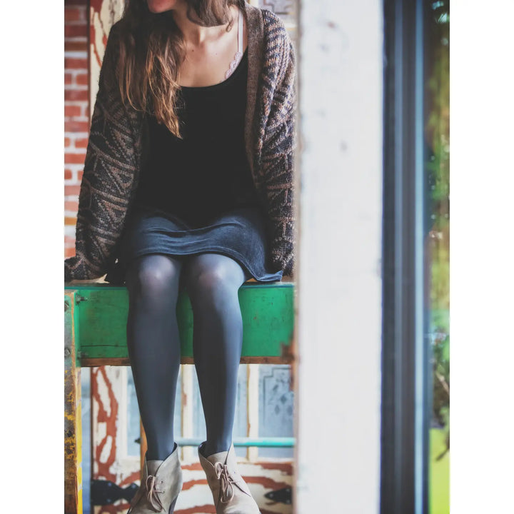 Josephine Opaque Eco Tights - Grey