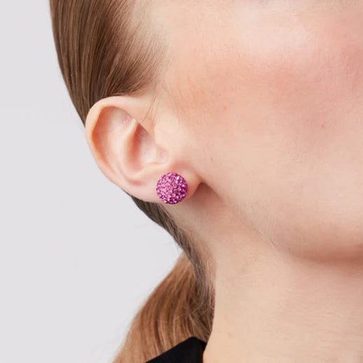 Merry and Bright - 10MM Sparkle Ball Stud Earrings