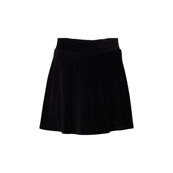 High Rise Cord A-line Mini Skirt