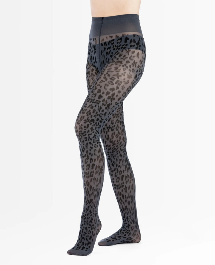 Roxanne Leopard Print Tights