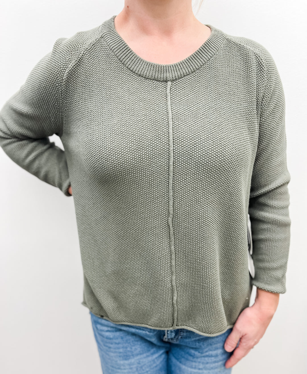 Solstice Sweater- Army