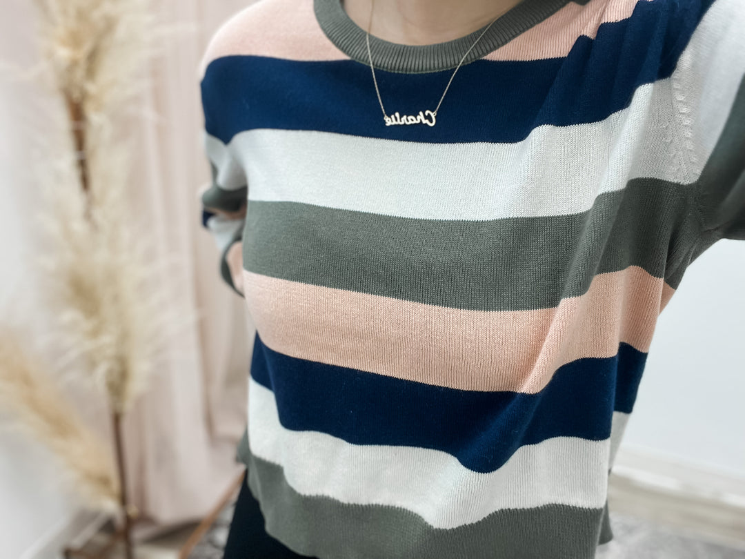 Palmer Sweater - Multi Striped