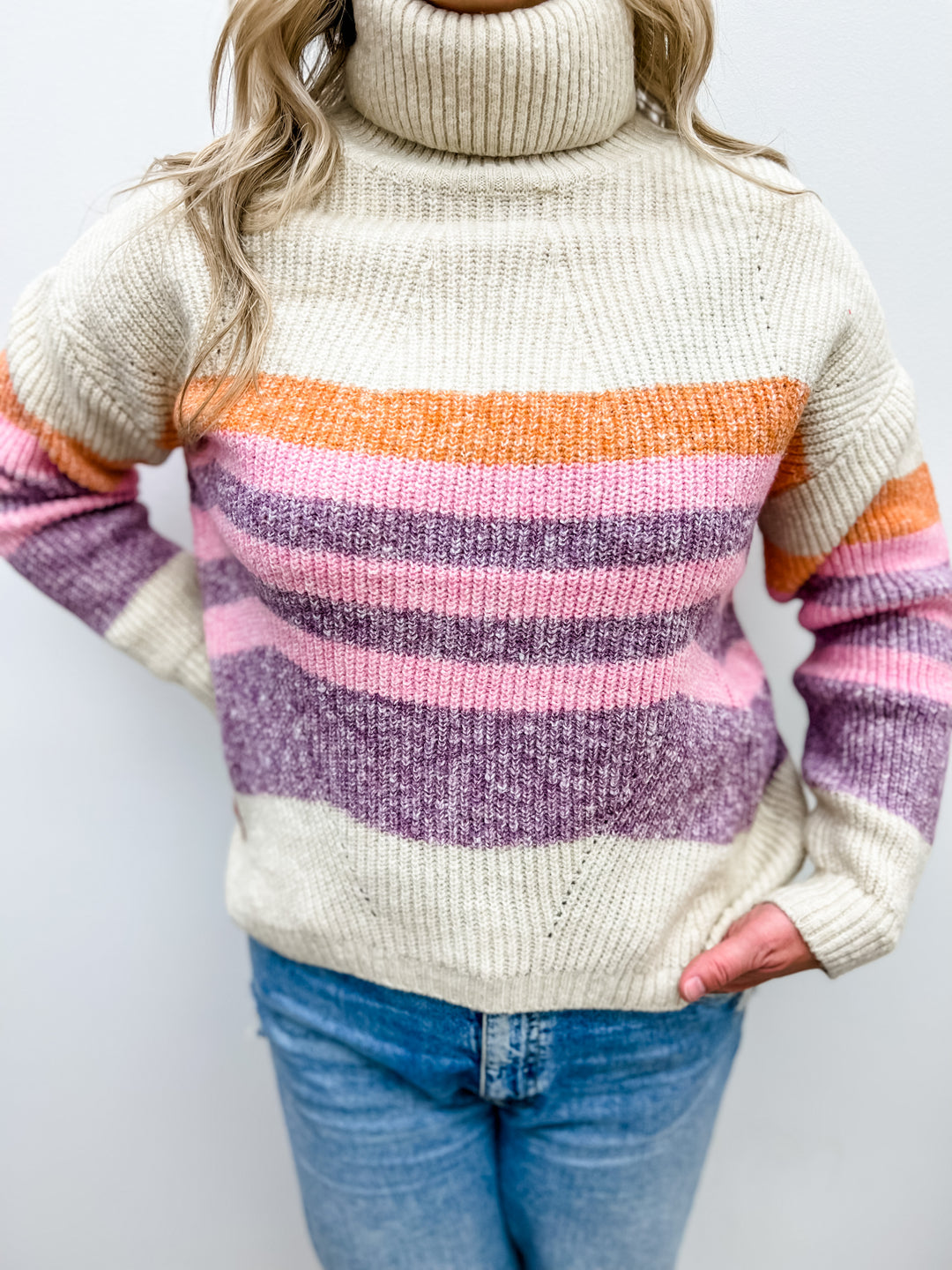Loose Fit Wool Blend Sweater